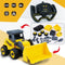 2.4Ghz RC Bulldozer Construction Vehicle Toy Electric Truck Digger Car for Children RC Car DIY Educational Toy