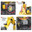 580pcs Building Block Excavator 2.4GHz RC Car Shop Truck APP Control Programming STEM Learning Kit Path Mode Voice Control Educational Toy