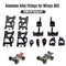 Front Rear Aluminum Alloy Suspension Arms Steering Hub Kit For WLtoys XKS 144001 RC Racing Car