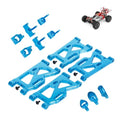 Front Rear Aluminum Alloy Suspension Arms Steering Hub Kit For WLtoys XKS 144001 RC Racing Car