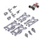 Front Rear Aluminum Alloy Suspension Arms Steering Hub Kit For WLtoys XKS 144001 RC Racing Car