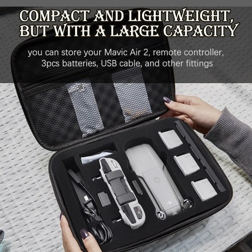 Carrying Case Handbag Portable Travel Bag Compatible with DJI Mavic Air 2 Drone