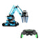 K1 2.4Ghz RC Robotic Arm Car Aluminum Alloy Remote Control Robot with Wheels DIY Building Toy