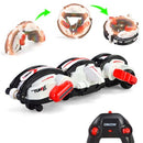 2.4Ghz Remote Control Rolling Car Transform Stunt Car RC Car One Key Folding Full-direction Rotation Toy