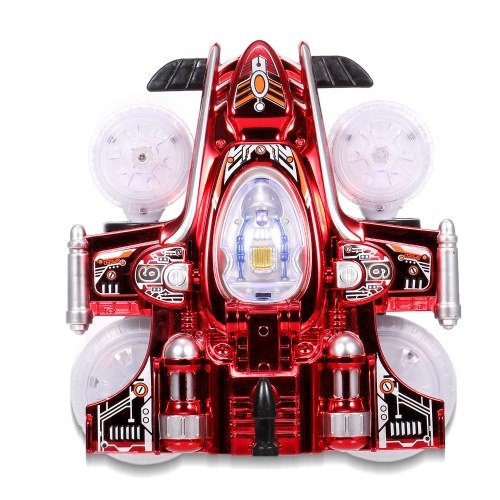 2.4G Remote Control Stunt Car 360° Revolve Drift RC Car Toy with Flashing LED Lights