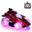 2.4G Remote Control Stunt Car 360° Revolve Drift RC Car Toy with Flashing LED Lights