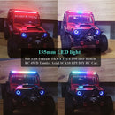 155mm LED light for 1/10 Traxxas TRX-4 Trx-6 D90 HSP Redcat RC 4WD Tamiya Axial SCX10 HPI DIY RC Car with 20 modes