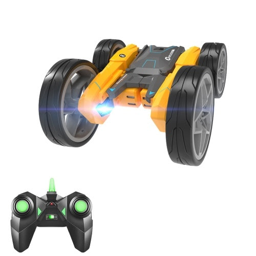 2.4GHZ RC Stunt Car Remote Control Double-sided Drive 360°Rotating Auto Demo RC Car RC Crawlers with Light