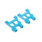 122021 Upgrade Parts Blue Aluminum Rear Lower Suspension Arm for HSP 1/10 RC Cars