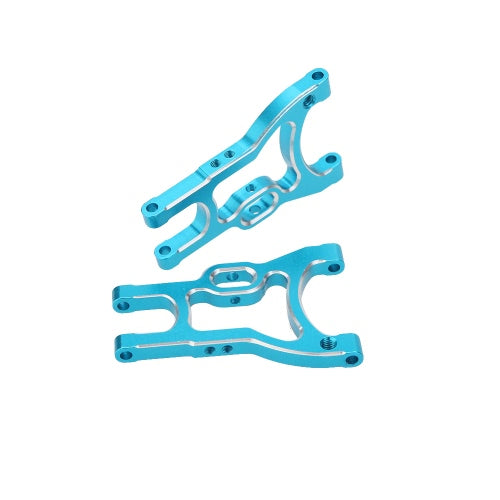 102021 1/10 Upgrade Parts Blue Aluminum Rear Lower Suspension Arm for HSP RC Car