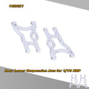 102021 1/10 Upgrade Parts Blue Aluminum Rear Lower Suspension Arm for HSP RC Car