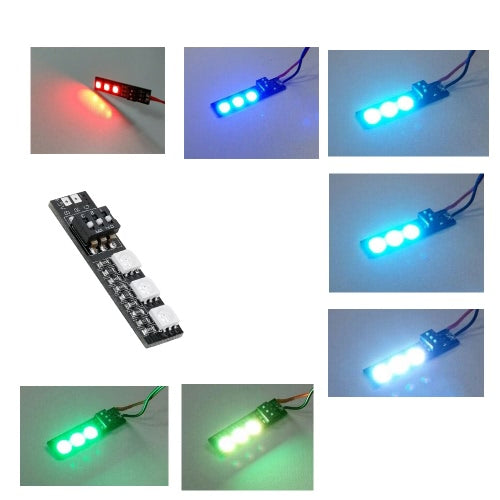 DIY RGB 5050 LED Board 5V Light Board 7 Color For RC Cars FPV Helicopter Multi-axis