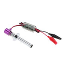 80100 6-12V Electronic Glow Plug Igniter with Alligator Clip for 1/10 HSP Nitro Powered RC Car