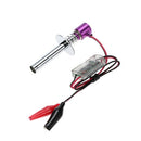 80100 6-12V Electronic Glow Plug Igniter with Alligator Clip for 1/10 HSP Nitro Powered RC Car