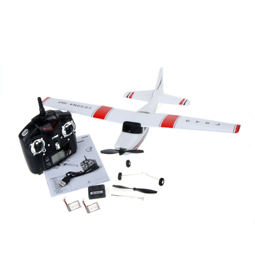 طائرة أصلية Wltoys F949 2.4G 3CH RC طائرة ثابتة الجناح ألعاب خارجية مع بطارية إضافية واحدة