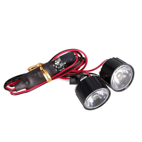 AUSTAR AX-006A 3W Highlight LED Lights w/ Controller Board for 1/10 Rock Crawler Traxxas Redcat AXIAL RC Car