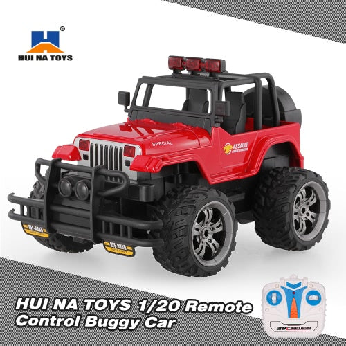 HUI NA TOYS 1359-7 سنو ليوبارد 2.4G 1/20 جهاز التحكم عن بعد على الطرق الوعرة عبر البلاد سيارة عربات التي تجرها الدواب مع الموسيقى والضوء