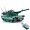 DOUBLE E C61001W 1498 PCS Building Blocks 1/20 Transformable M1A2 Tank Vehicle RC Toy