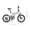 HIMO C20 20 Inch Folding 80KM Range Power Assist Electric Bicycle Moped E-Bike 10AH