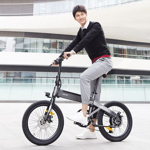 HIMO C20 20 Inch Folding 80KM Range Power Assist Electric Bicycle Moped E-Bike 10AH