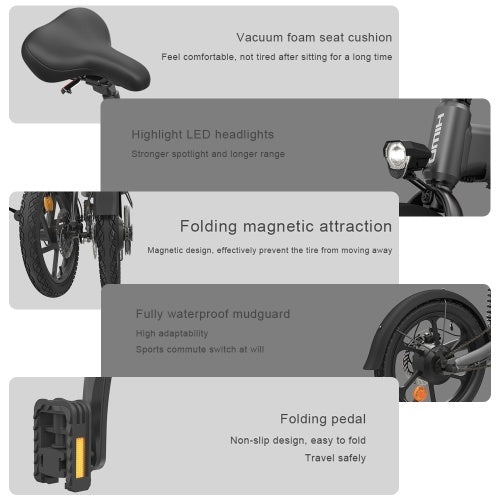 HIMO Z16 16 Inch Folding 250W Electric Bike