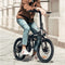 HIMO Z20 20 Inch Folding Power Assist Electric Bicycle 80KM Range 10AH Removable Battery Moped E-Bike Electric Bike with Mudguard and Inflation Pump