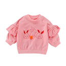 Rabbit Bunny Print Tops - Pink