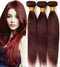 Remeehi Human Straight Hair Extension - Dark Auburn