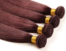 Remeehi Human Straight Hair Extension - Dark Auburn