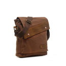 Retro Men's Shoulder Bag - Coffee