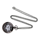 Retro Premium Quartz Pocket Watch - Black