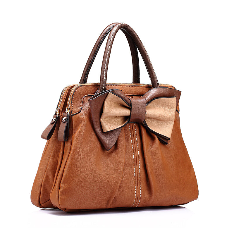 Retro Vintage Shoulder Bag - Brown