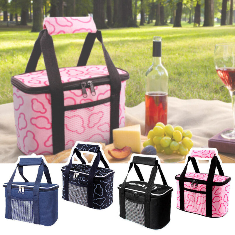 LB12 Reusable Insulated Cooler Lunch Bag - Pink