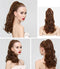 Rhyme Curly Ponytail Synthetic Hair Wig - Porcelain