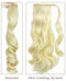 Rhyme Curly Ponytail Synthetic Long Wig - Blonde