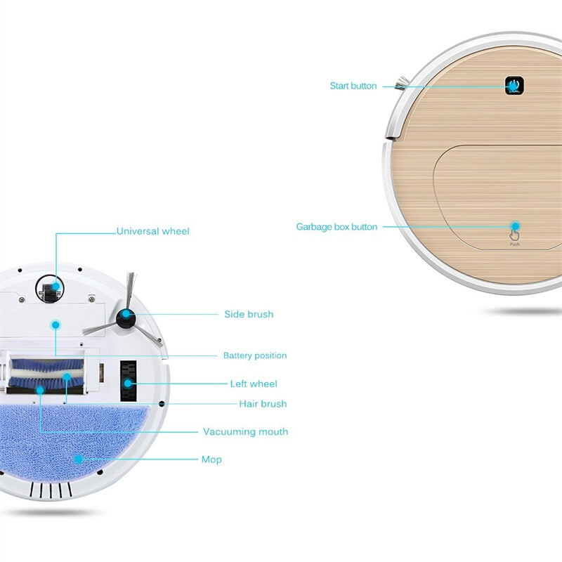 Robot Vacuum Cleaner Remote Control - Yellow