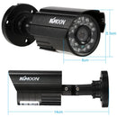 كاميرا KKmoon 1200TVL CCTV Bullet 24 مصابيح IR للرؤية الليلية 1/3 بوصة CMOS IR-CUT مقاومة للماء لنظام PAL لأمن المنزل