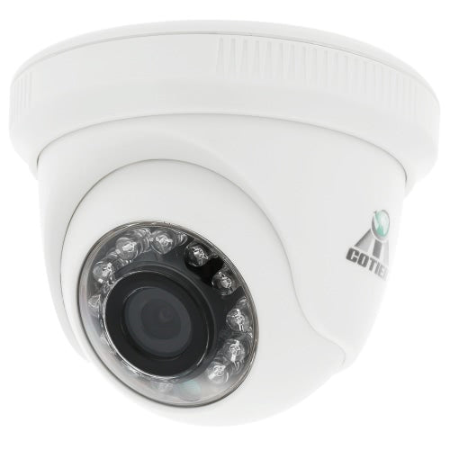 COTIER  960P AHD Dome CCTV Camera 3.6mm 1/3’’ CMOS 1.3MP 12 IR Lamps Night Vision IR-CUT Indoor Home Security PAL System