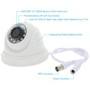 COTIER  960P AHD Dome CCTV Camera 3.6mm 1/3’’ CMOS 1.3MP 12 IR Lamps Night Vision IR-CUT Indoor Home Security PAL System