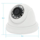 COTIER  960P AHD Dome CCTV Camera 3.6mm 1/3’’ CMOS 1.3MP 12 IR Lamps Night Vision IR-CUT Indoor Home Security PAL System