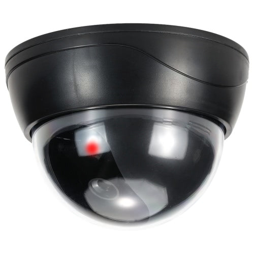 Simulation Dome Camera Red LED Blinking Light Fake Dummy CCTV Security System for House Office Market