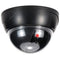 Simulation Dome Camera Red LED Blinking Light Fake Dummy CCTV Security System for House Office Market