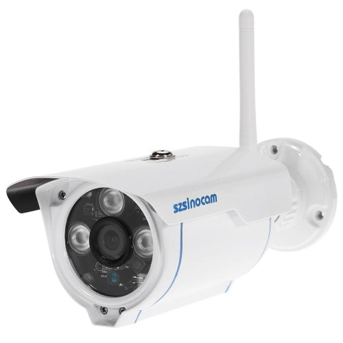 szsinocam 1080P Wireless WIFI HD Bullet IP Camera 2.0MP 3 Array IR LEDS 1/3 ''CMOS 4mm Lens H.264 P2P دعم مقاوم للماء للرؤية الليلية كشف الحركة تطبيق الهاتف للتحكم في أمان CCTV