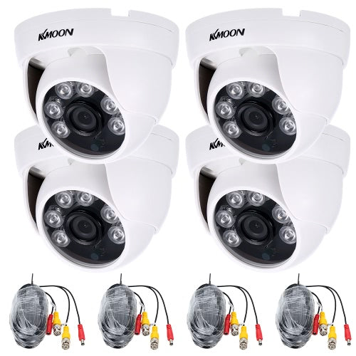 كاميرا KKmoon 4*1080P 2000TVL AHD CCTV + كابل مراقبة 4*60 قدم