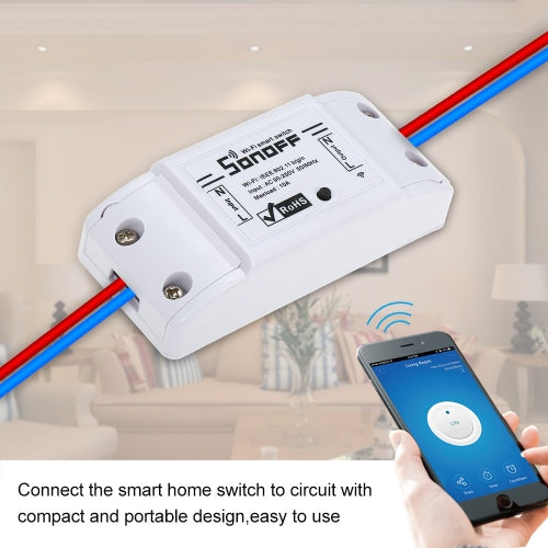 SONOFF Basic Wifi Switch Works with Amazon Alexa and Google Home