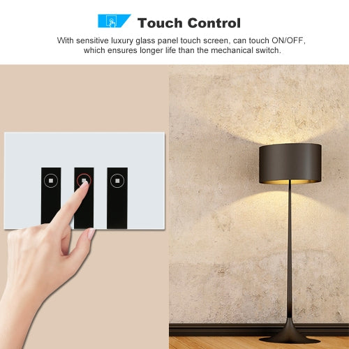 Wifi Touch Luxury Glass Panel Touch Screen Switch