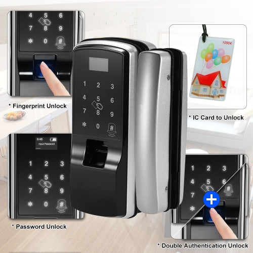 Smart Lock Glass Door Intelligent Fingerprint Lock