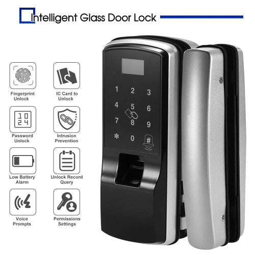 Smart Lock Glass Door Intelligent Fingerprint Lock