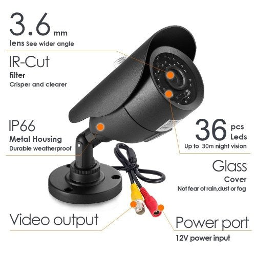 1080P 2.0MP AHD Bullet CCTV Camera