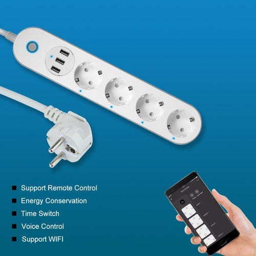 WiFi Smart Power Strip Socket Surge Protector